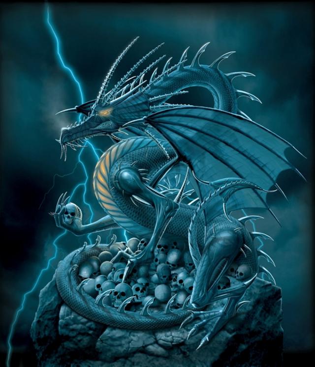 35个关于龙的主题插画插画艺术