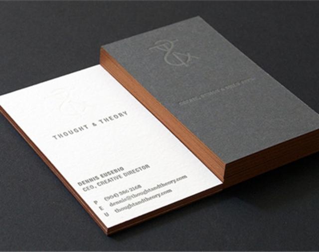 40款优秀的竖版名片设计