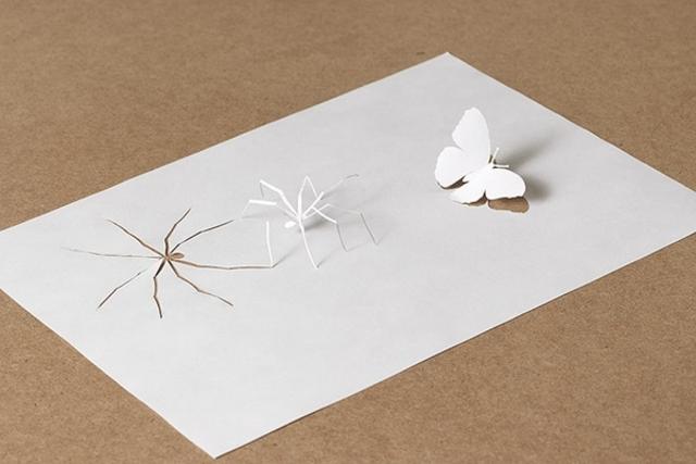 一张普通4a纸或是白纸就能展现出艺术的魅力 - 锐意设计网