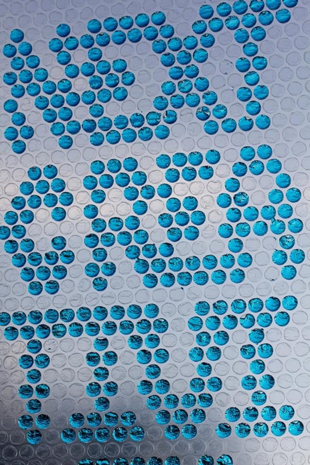 泡泡字体:bubble wrap typography