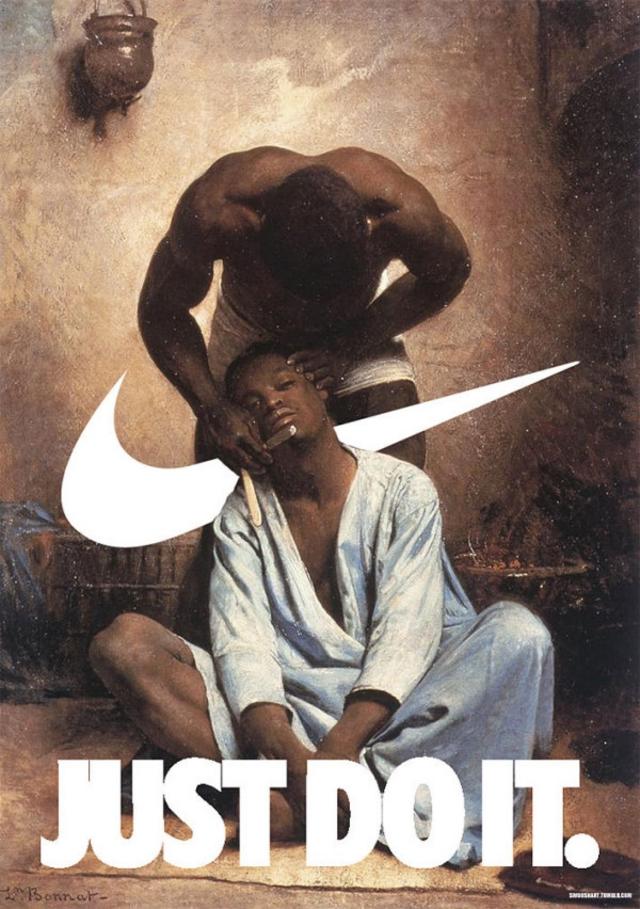 nike复古画报justdoit